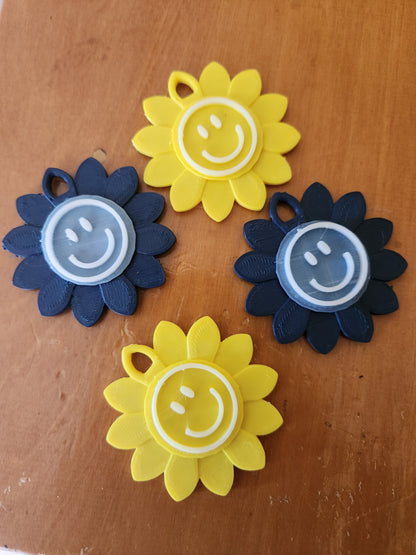 Adorable 2PC Stanley 3d Keychain Sunflower